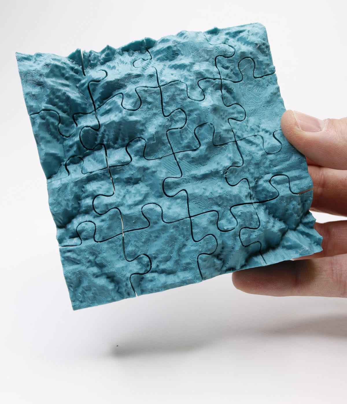 3D-printet puslespil med unikt design og tilpassede brikker