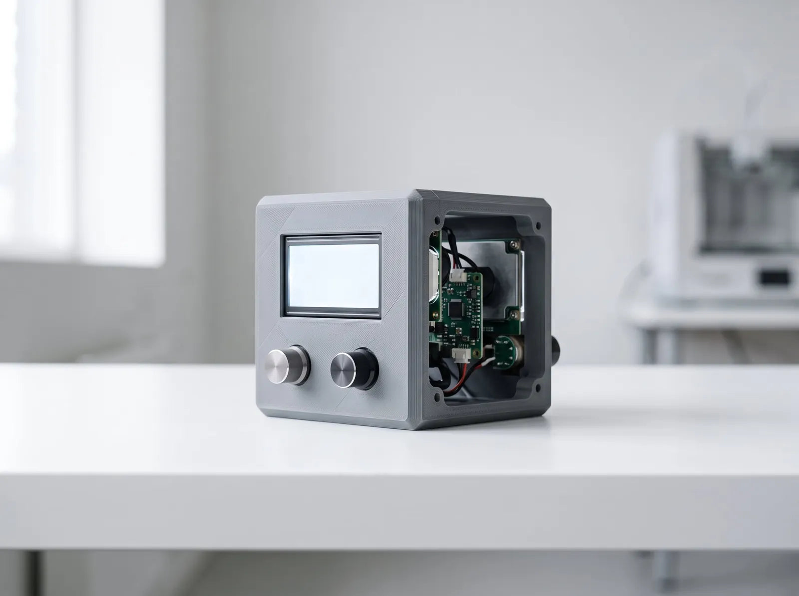 HMI-kabinet bygget om elektronikken