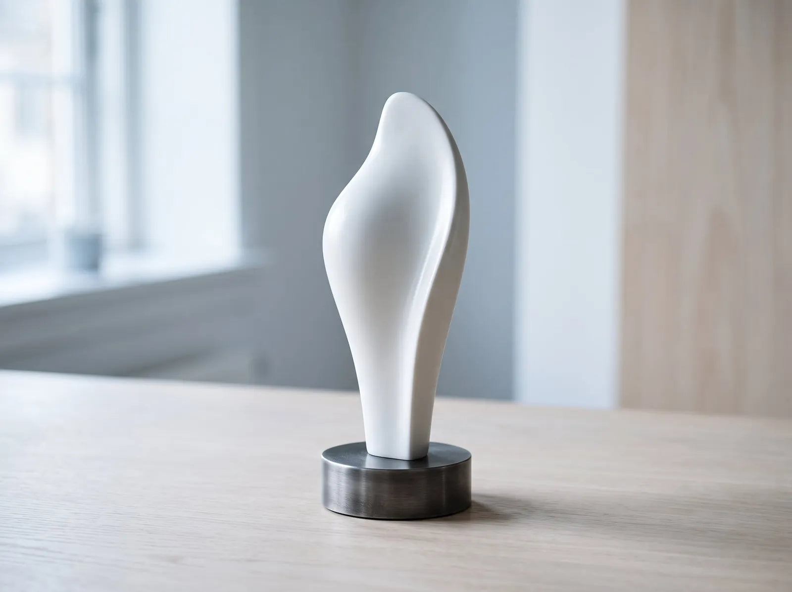 Prisstatuette i printet og poleret finish