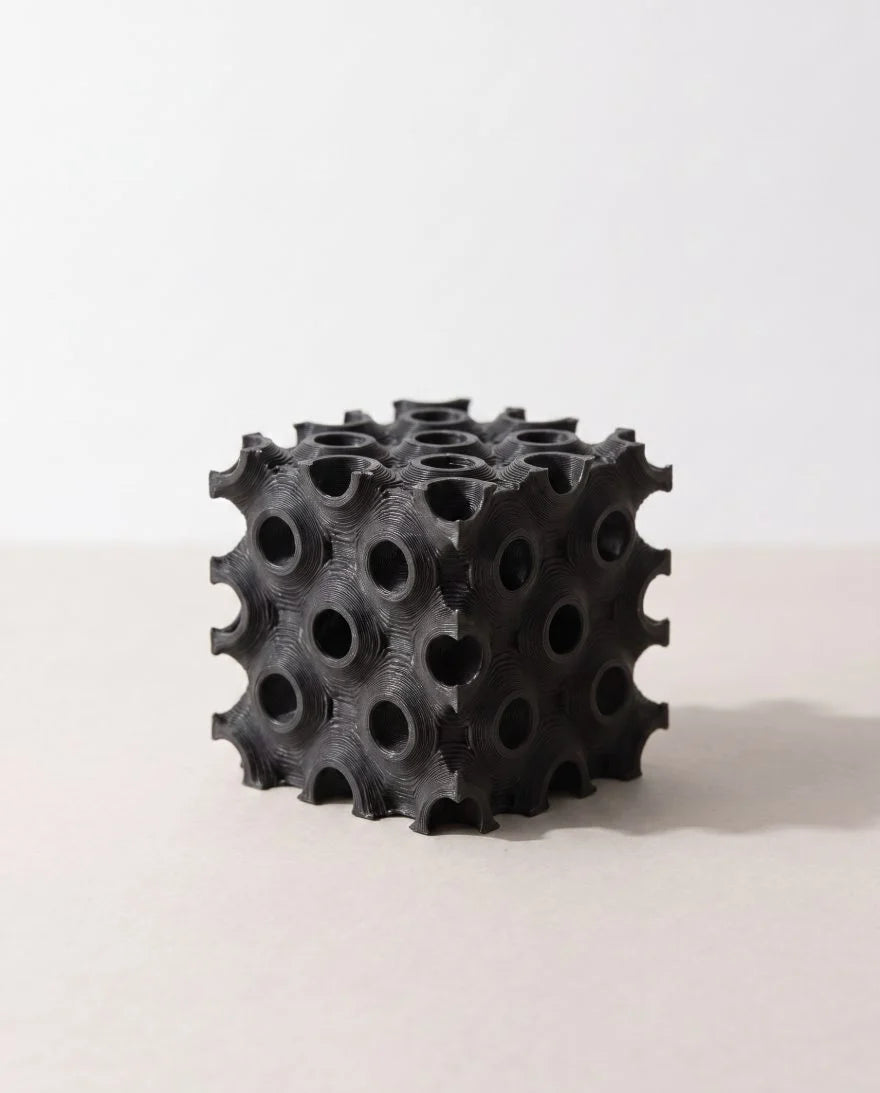 3D-printet testterning i Black