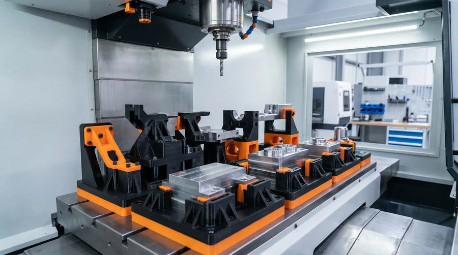 3D printede jigs og fixtures — hurtigere og billigere end CNC