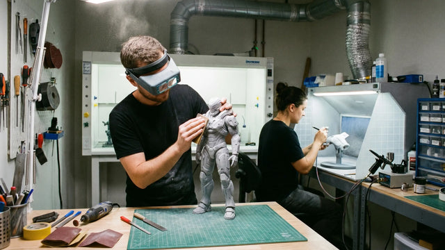 3D print efterbehandling — slibning, maling og overfladebehandling