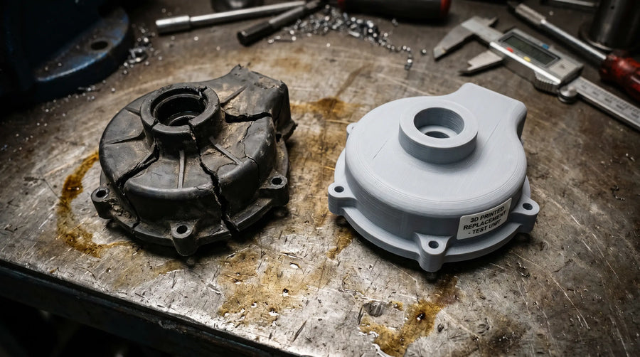 3D printede reservedele til industrien — fra maskinstop til levering på 3 dage