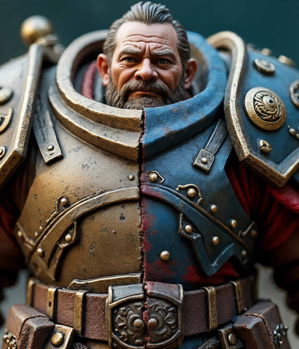 Detaljeret håndmaling af 3D-printet Dungeons & Dragons figur