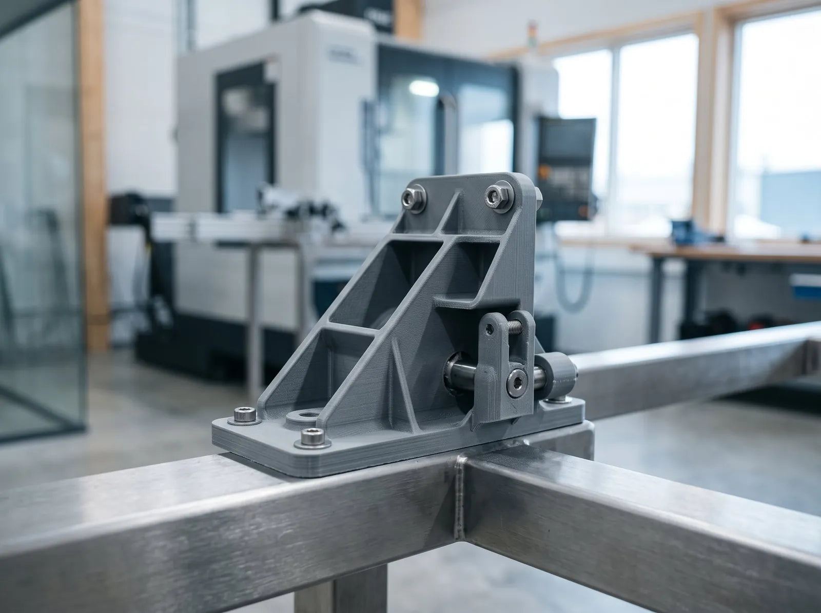 PA6-CF i brug — Funktionsdel monteret i drift