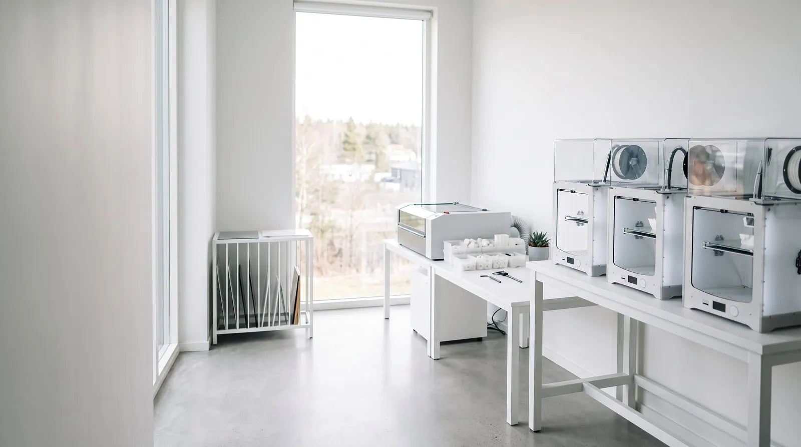 Værkstedet i Varde — printere, laser og rene arbejdsborde