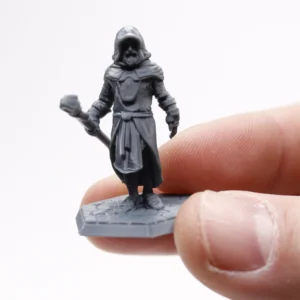 SLA 3D Print - a person holding a small figurine